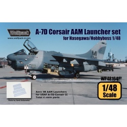 Wolfpack WP48164, A-7D Corsair II AAM Launcher set (for Hasegawa/Hobb,SCALE 1/48