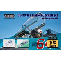 Wolfpack WP72043, Su-33 Sea Flanker Cockpit set (for Hasegawa 1/72) , SCALE 1/72