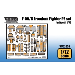 Wolfpack WP72058, F-5A/B Freedom Fighter Update PE set (for Italeri), SCALE 1/72