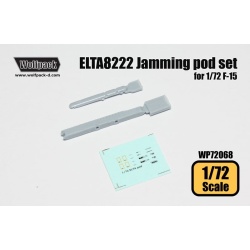 Wolfpack WP72068, ELTA8222 Jamming pod set (for 1/72 F-15), SCALE 1/72