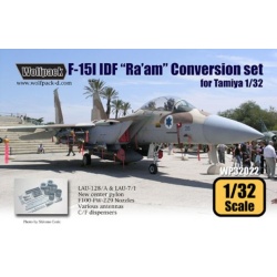 Wolfpack WP32022, F-15I IDF "Ra'am" Conversion set (for Tamiya 1/32), SCALE 1/32