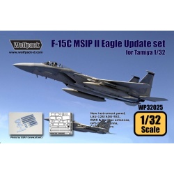 Wolfpack WP32025, F-15C MSIP II Mod. Eagle Update set (for Tamiya) , SCALE 1/32