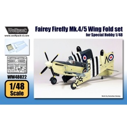Wolfpack WW48022, Fairey Firefly Mk.4/5 Wing Fold set (for Special H, SCALE 1/48