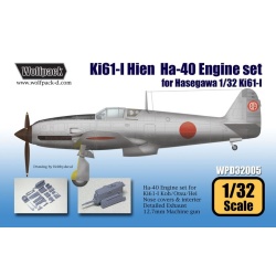 Wolfpack WPD32005, Ki61-I Hien Ha-40 Engine set (for Hasegawa 1/32) , SCALE 1/32