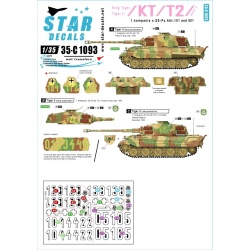 Star Decals, 35-C1093 King Tiger / Tiger II 1., SCALE 1/35