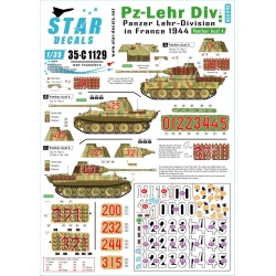 Star Decals, 35-C1129 Panzer-Lehr Division 2., SCALE 1/35