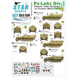 Star Decals, 35-C1130 Panzer-Lehr Division 3., SCALE 1/35