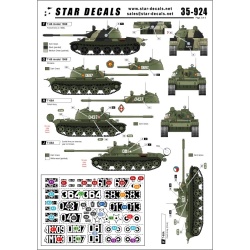 Star Decals 35-924, Decal for Cold War T-54 and T-55. Finland, Poland, Romania..