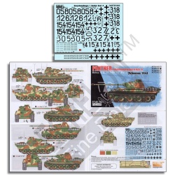 ECHELON FD AXT351033,1/35 Decals for 12. SS-Pz.Div. Panthers (Pt.3) Ardennes 44
