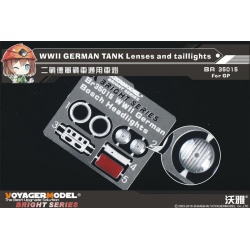PE for WWII GERMAN TANK Lenses and taillights（GP), BR35015, VOYAGERMODEL 1/35