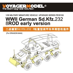 PE for WWII German Sd.Kfz.232 8 RAD early version, 35193, VOYAGERMODEL