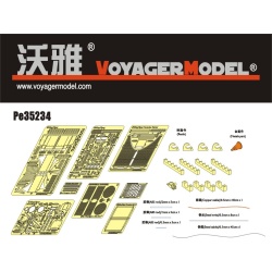 PE for WWII German King Tiger (Porsche Turret) For DRAGON, 35234, VOYAGERMODEL