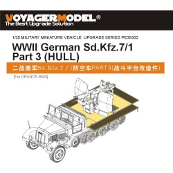 PE for WWII German Sd.Kfz.7/1 Part 3 (HULL), 35302, VOYAGERMODEL