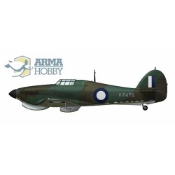ARMA HOBBY, 70021, Hurricane Mk I Trop Model Kit, scale 1:72