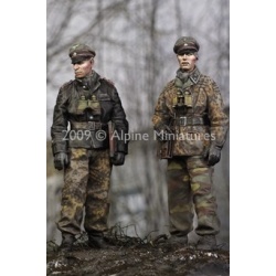 ALPINE MINIATURES 3507, LAH Officers in the Ardennes Set (2 figures) SCALE 1:35