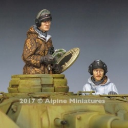 ALPINE MINIATURES 35240 WSS Panzer Crew Winter Set, SCALE 1:35