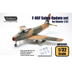 Wolfpack WP32081, F-86F Sabre Update set (for Kinetic 1/32) , SCALE 1/32