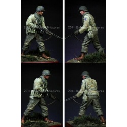 ALPINE MINIATURES 16012, BAR Gunner US 29th Infantry Division (1 figure), SCALE 1:16