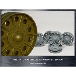 MINIARM 1:35, B35154, T-34 / 76 Steel road wheels set (early type)