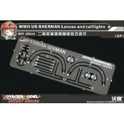 BR35004, WWII US SHERMAN Lenses and taillights （GP）, VOYAGERMODEL 1/35