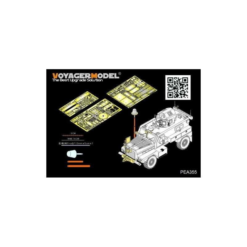 PEA355,Modern US COUGAR 4X4 MRAP additional parts (For PANDA), VOYAGERMODEL 1/35