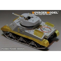 PEA406, WWII British Grant Medium Tank Track Covers(For TAKOM), VOYAGERMODEL 1/35
