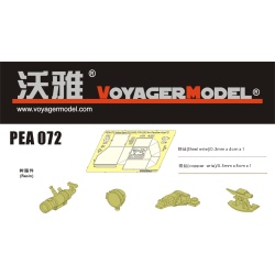 PE for Side Skirts for Panther D/A (For DRAGON/ITA), PEA074, VOYAGERMODEL 1/35