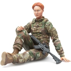SOL RESIN FACTORY, [1/16] U.S.ARMY Female Tank Gunner, cat.no.MM246, 1:16