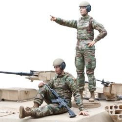 SOL RESIN FACTORY, MM247, U.S.ARMY Female Tank Commander & Gunner, SCALE 1:16