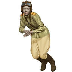 SOL RESIN FACTORY, MM294, 1/35, WWII Russian Female Tank Driver