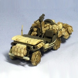 SOL RESIN FACTORY, MM301, U.S.ARMY Willys MB Jeep Stowage,1:35