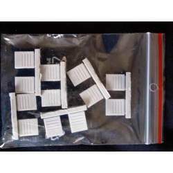 PANZER ART, 1:35, RE35-569 Metal ammo boxes for 37mm FlaK37 (12pcs)