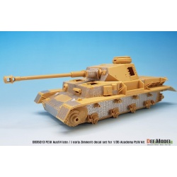 DEF. MODEL ,DD35013, Pz.IV Ausf.H late/ J early Zimmerit Decal set ,1:35