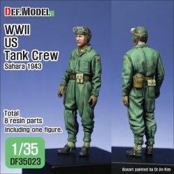 DEF.MODEL, DF35023, WWII US Tank crew Sahara 1943 (1 FIGURE), 1:35