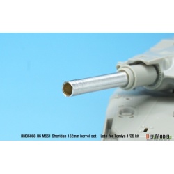 DEF. MODEL ,DM35088, US M551 Sheridan 152mm metal barrel set - Late ,1:35