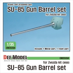 DEF.MODEL, DM35094, SU-85 TD D-5S Barrel / Mantlet set , 1:35