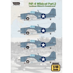 Wolfpack WD48002, F4F-4 Wildcat Part.1 'Landbase Wildcat in Guadalca, SCALE 1/48