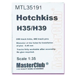 MASTERCLUB, MTL35191, TRACKS for Hotchkiss H35/H39