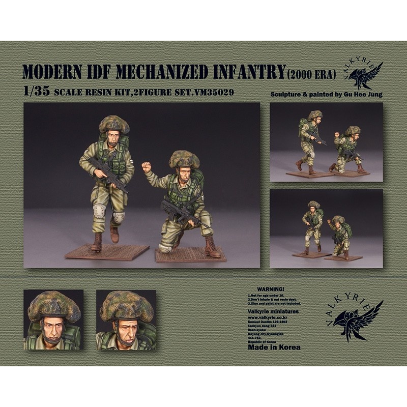 Valkyrie Miniature VM35028, Egyptian Army Commando RPG Gunners -1973 Oct war,1:35