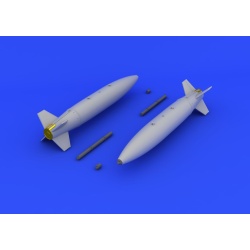 DETAILING SET FOR Mk.84 bombs retarded fin 1/48, Eduard 648221