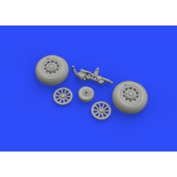 DETAILING SET FOR P-51D wheels 1/48, Eduard 648335