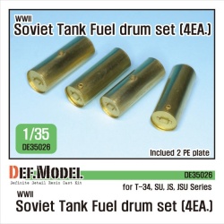 DEF.MODEL, DE35026, WWII Soviet Tank series Fuel drum set, 1:35