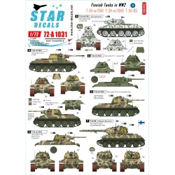 Star Decals 72-A1031, Finnish Tanks in WW2 SET NO3., 1/72