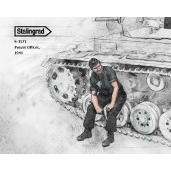 STALINGRAD MINIATURES, 1:35, S-3171 Panzer Officer, 1941