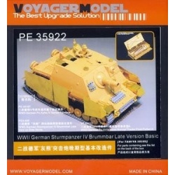 PE for Sturmpanzer IV Brummbar Late Ver. Basic (TAMIY), 35922 VOYAGERMODEL 1/35