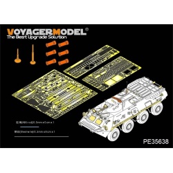 PE for WWI French Char 2C Super Heavy Tank (For MENG ), 35641 VOYAGERMODEL 1/35