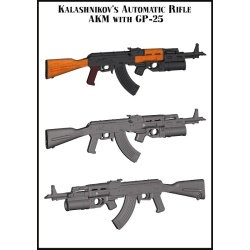 Evolution Miniatures EMA35015, Kalashnikov's Hand-Held Mach. Gun RPK, SCALE 1:35