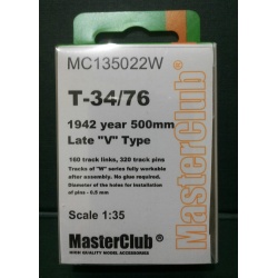 MASTERCLUB, MC135011W,RESIN TRACKS FOR PZ.KPFW.IV, StuG III,1/35