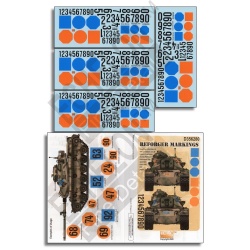 ECHELON FD D356279, 1/35 Decals for Irish & French AML Armoured Cars in Cyprus