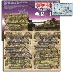 ECHELON FD AXT721020, 1/72 DECALS FOR GD, 18.PzAbt, 11.PD & Das Reich Panzer IVs